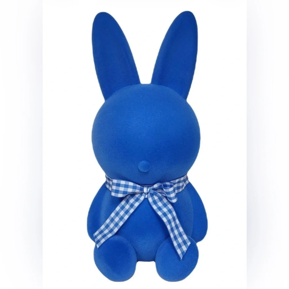 Giant 16 inch Easter Bunny bright Blue  NEW in plastic